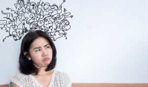 潜在意識にネガティブな神経回路を持つ女性