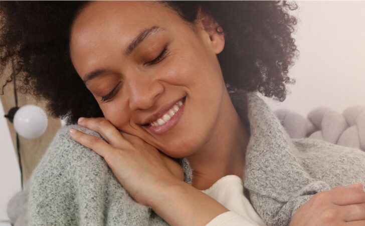 自己受容によって幸せに目覚めた女性