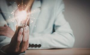 今ここに集中している人が使命を渡されている様子