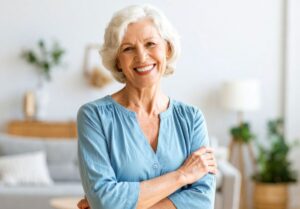 人生を後半戦を余計な力が抜けて幸せに生きている女性